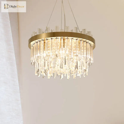 Embrace Modern Crystal Chandelier | Dining Room Lighting