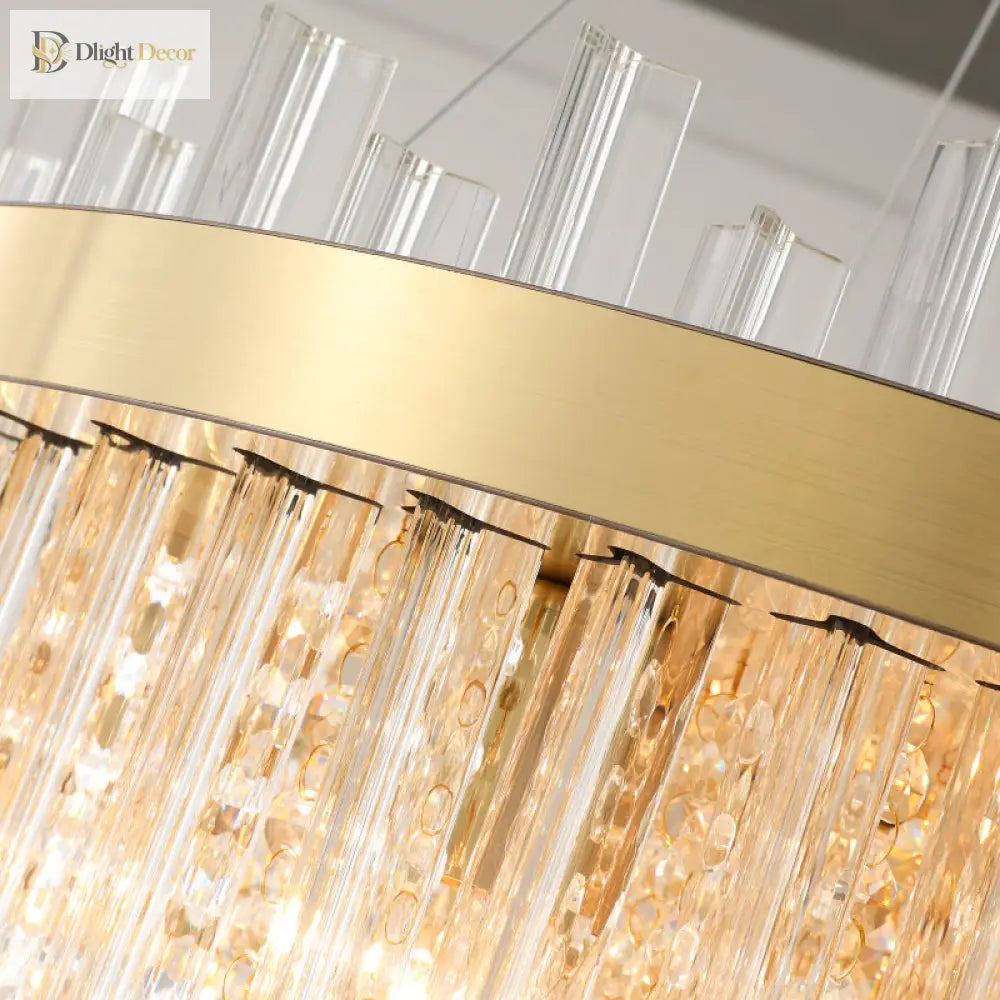 Embrace Modern Crystal Chandelier | Dining Room Lighting