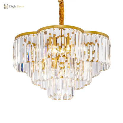 Enchanting Modern Gold Chandelier | Dining Room Lighting