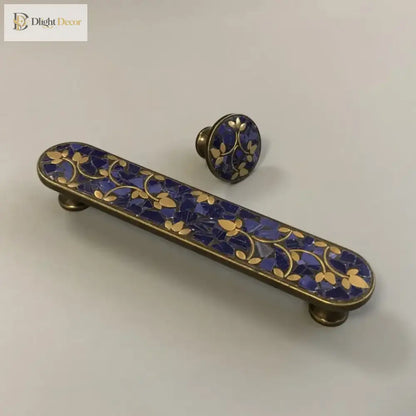 Ethnic Style Brass Art Handles – Vintage Cabinet and Drawer Pulls with Nepalese Craftsmanship