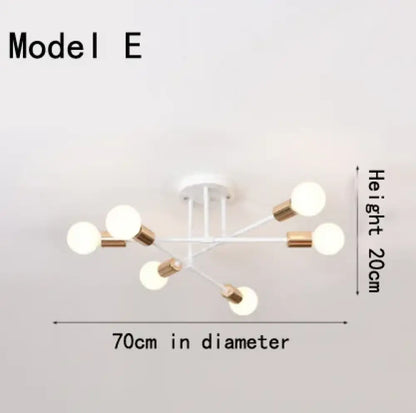 Eva Gold Ceiling Light | Modern Interior Home Lighting