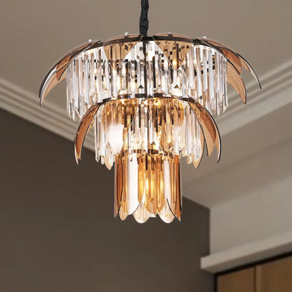Evelyn Crystal Chandelier | Modern Living Room Lighting