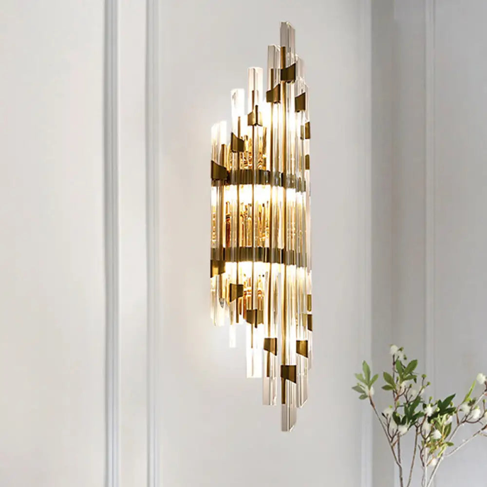 Evelyn Modern Crystal Wall Sconce | Living Room Lighting