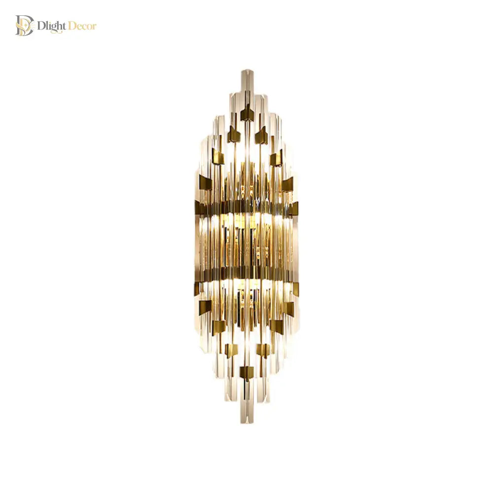 Evelyn Modern Crystal Wall Sconce | Living Room Lighting