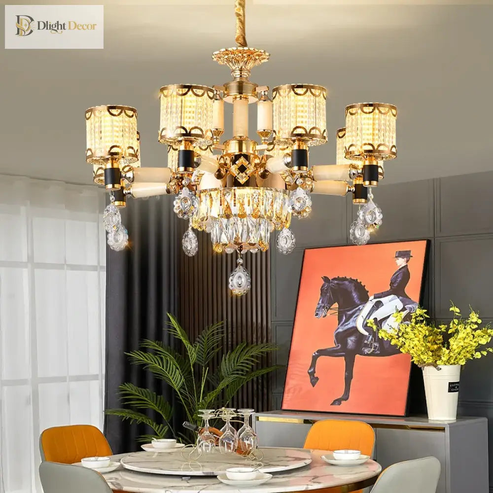 Exquisite Crystal Chandelier | Dining &amp; Kitchen Lighting