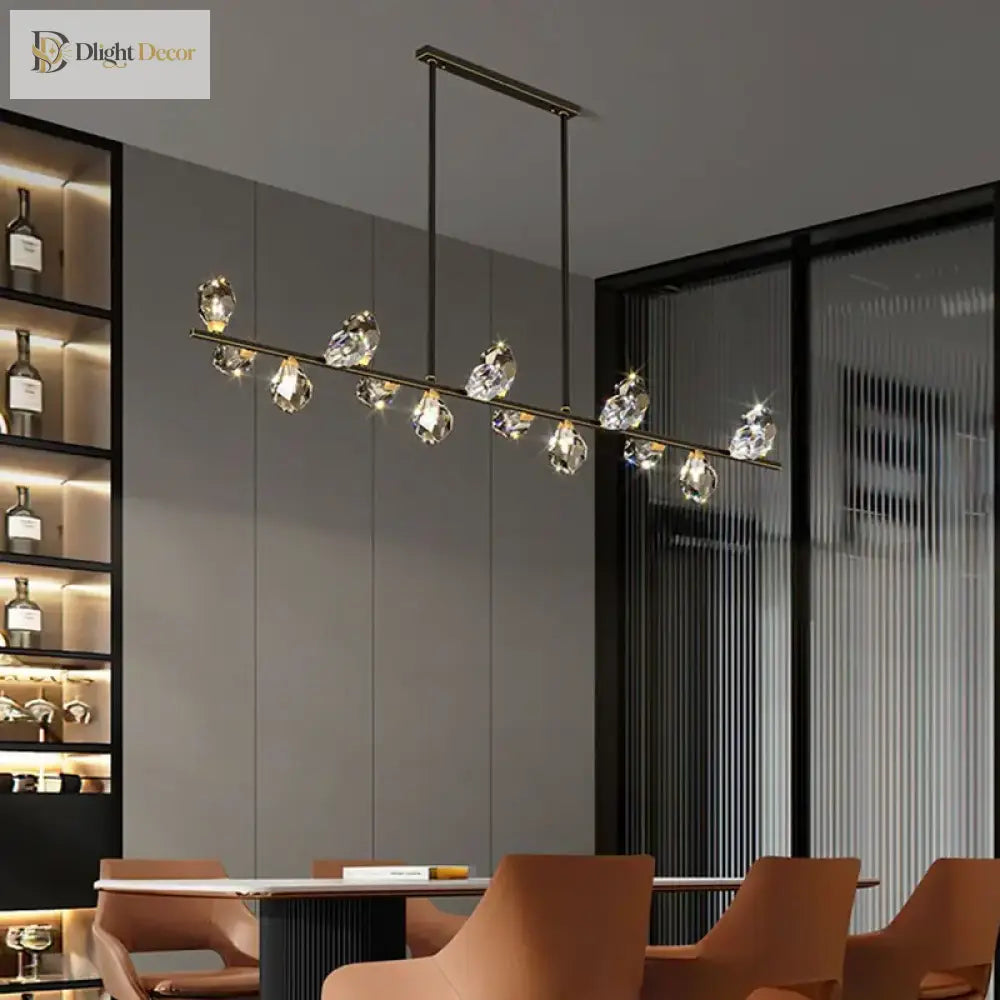 Exquisite Crystal Pendant Light | Dining Room Lighting