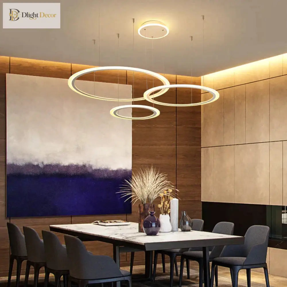 Gabrielle LED Modern Chandelier | Dining Room Lighting