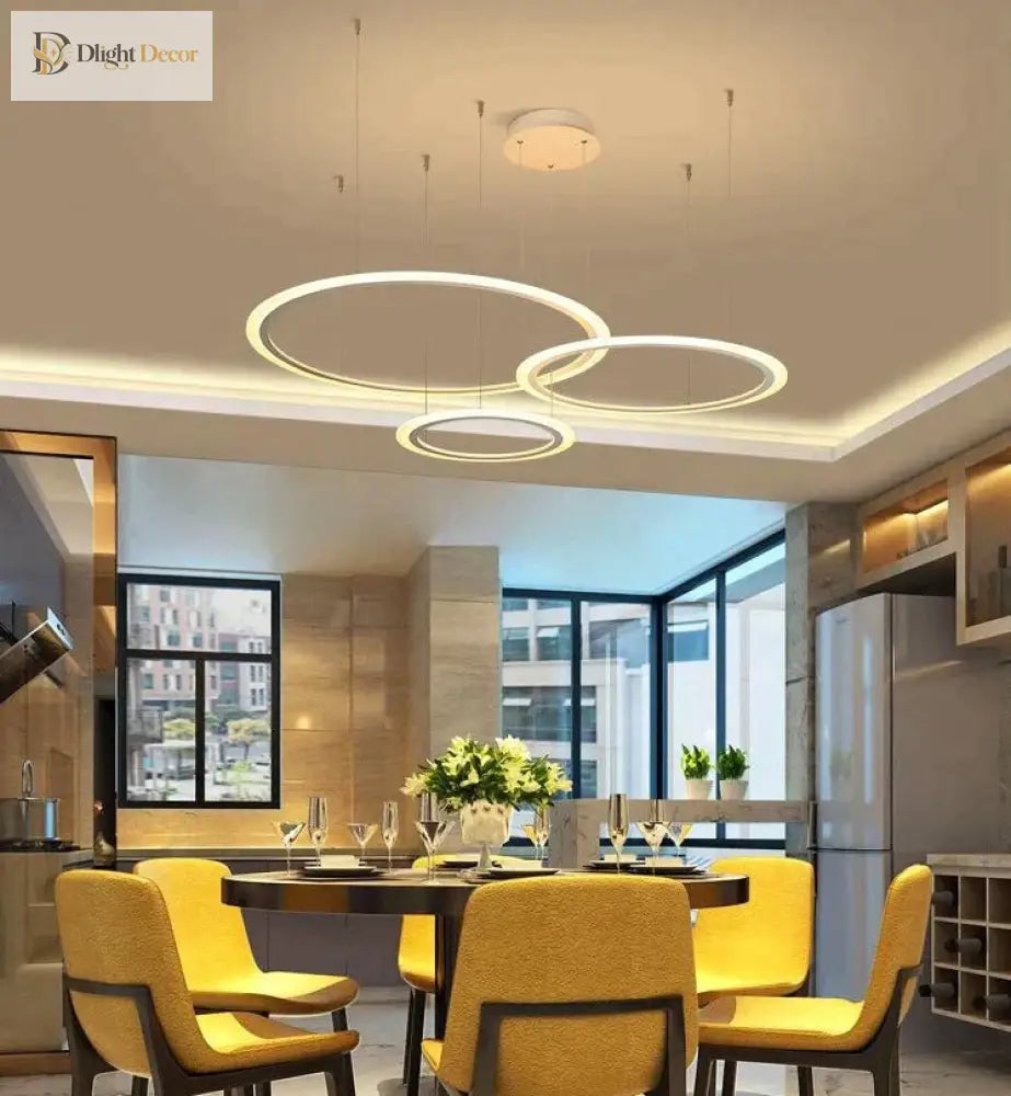 Gabrielle LED Modern Chandelier | Dining Room Lighting