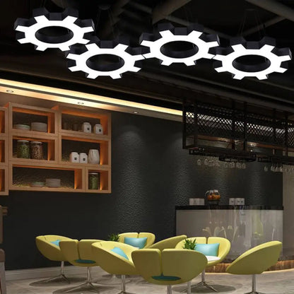 Gear Pendant Light | Modern Dining Room Home Lighting