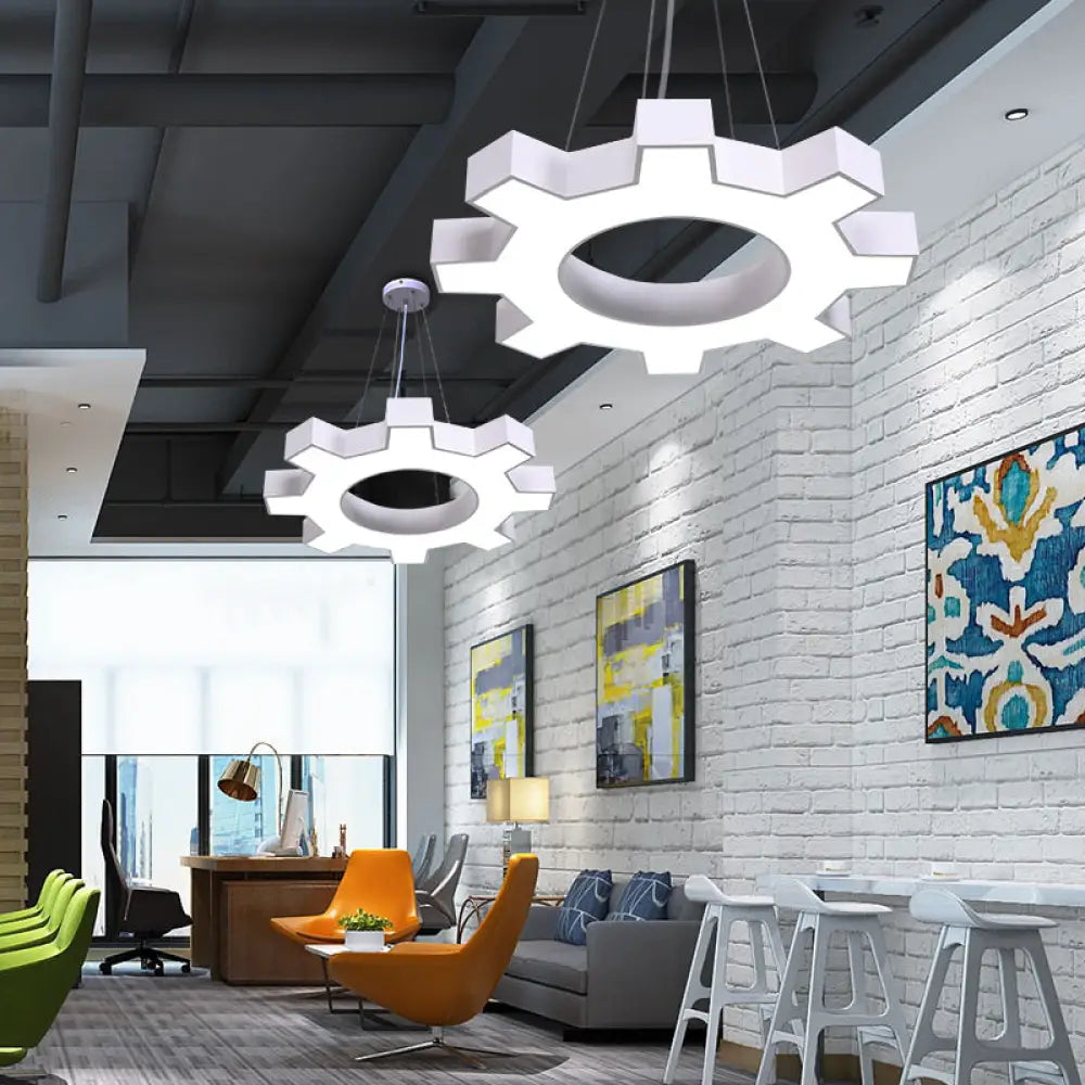 Gear Pendant Light | Modern Dining Room Home Lighting