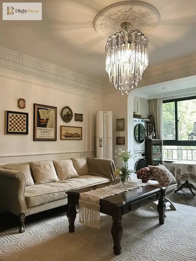 Gianna Crystal Chandelier | Hallway &amp; Entry Home Lighting