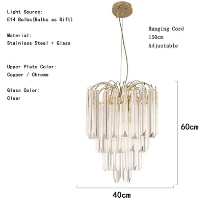 Gianna Crystal Chandelier | Hallway &amp; Entry Home Lighting