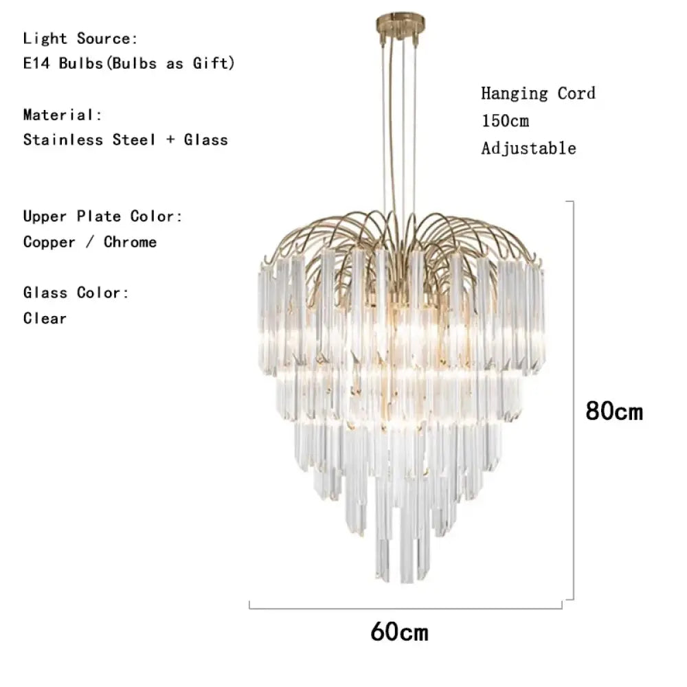 Gianna Crystal Chandelier | Hallway &amp; Entry Home Lighting