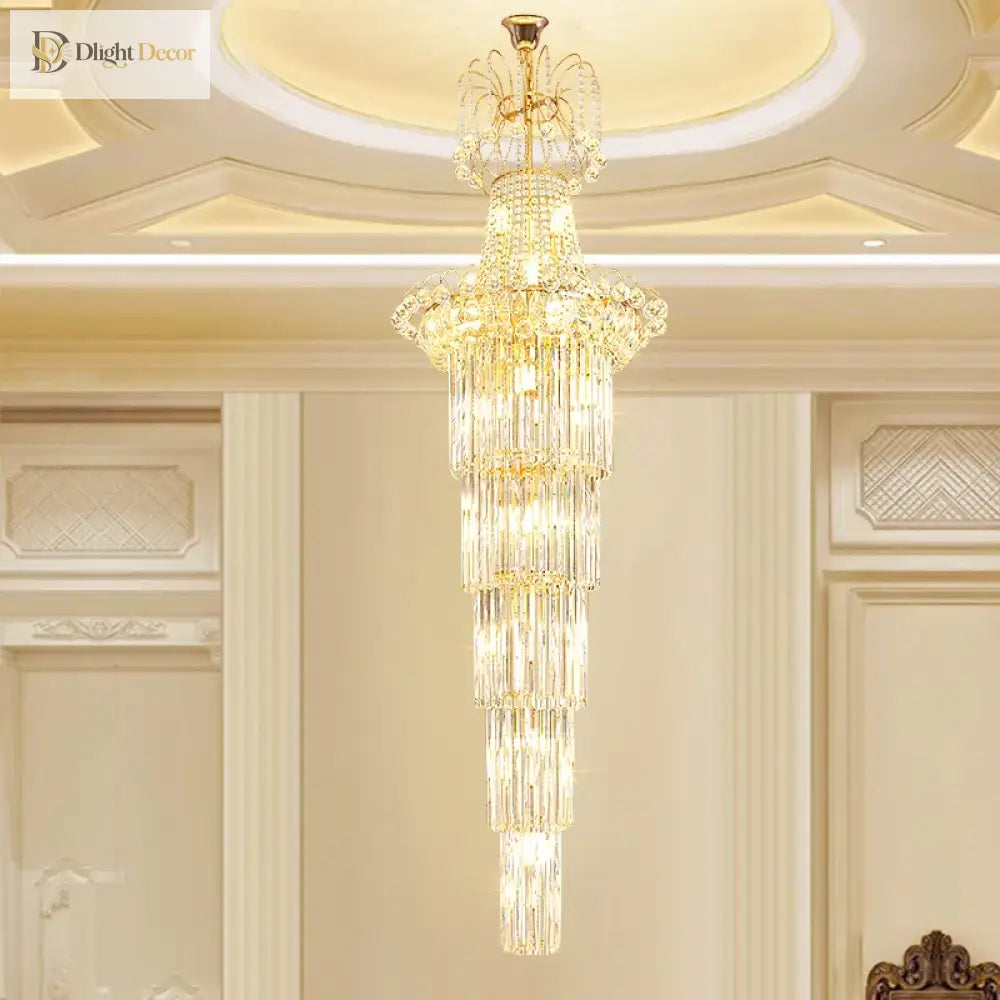 Gold Chandelier | Modern Hallway &amp; Entry Home Lighting