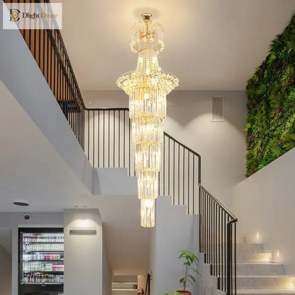 Gold Chandelier | Modern Hallway &amp; Entry Home Lighting