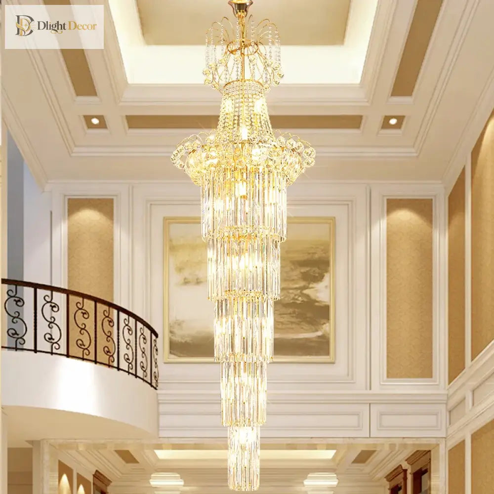 Gold Chandelier | Modern Hallway &amp; Entry Home Lighting