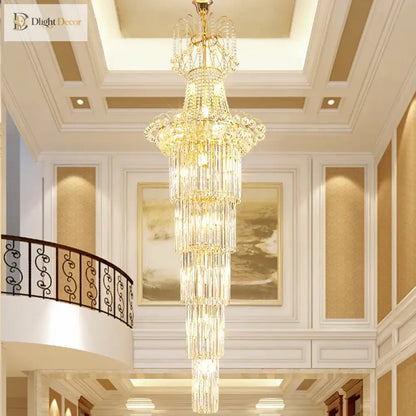 Gold Chandelier | Modern Hallway &amp; Entry Home Lighting