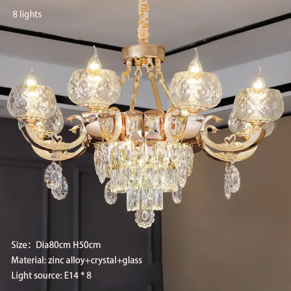 Grand Crystal Chandelier | Modern Dining Room Lighting