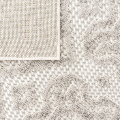 In- &amp; Outdoor Rug Marrakesh High/Low Effect Trellis in Cream