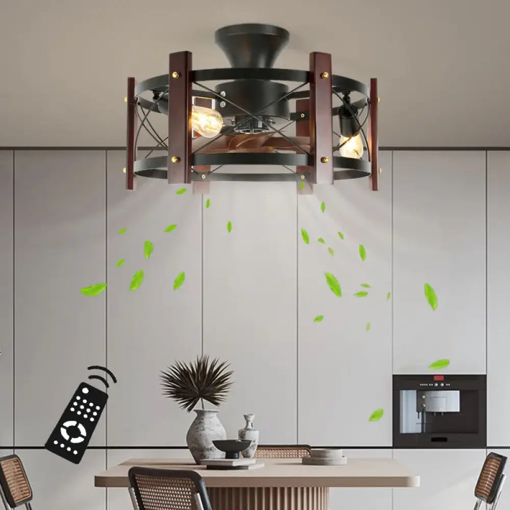 Industrial Ceiling Fan Light | Dining Room Home Lighting