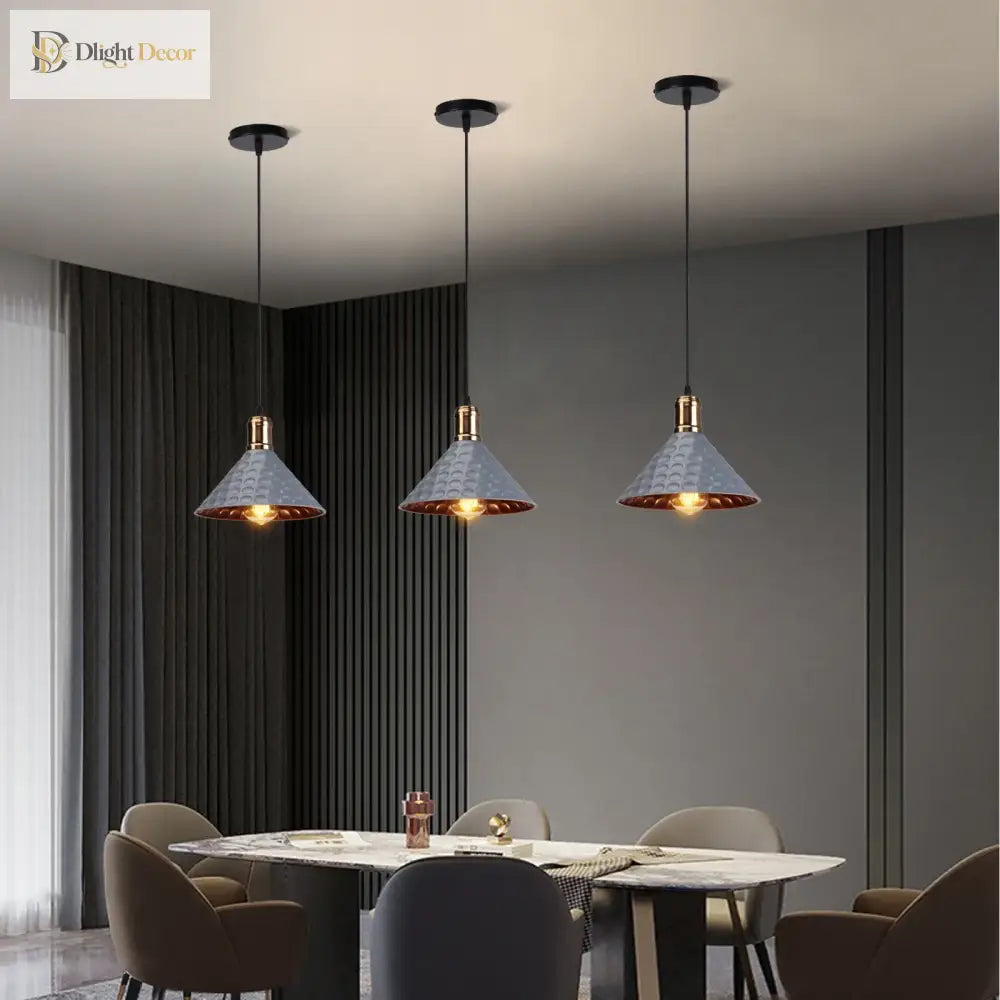 Industrial Modern Pendant Light | Dining Room Lighting