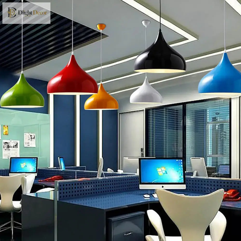 Industrial Pendant Light | Modern Office &amp; Study Lighting