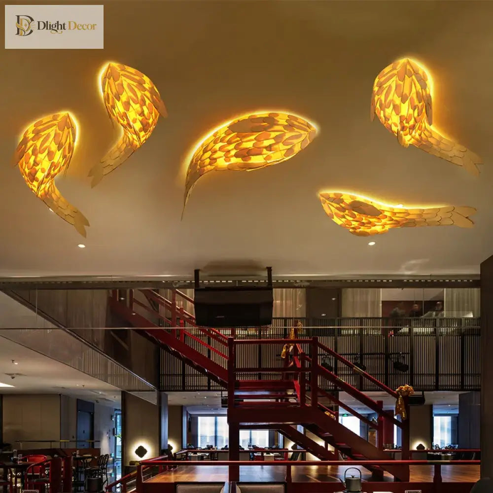 Japanese LED Wall Art Light | Modern Interior Lighting
