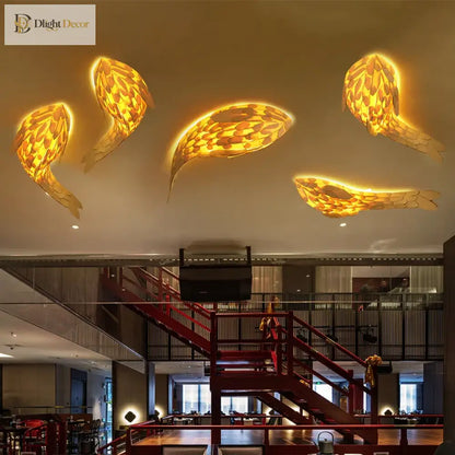 Japanese LED Wall Art Light | Modern Interior Lighting