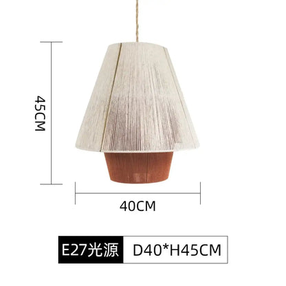 Japanese Retro Chandelier | Modern Dining Room Lighting