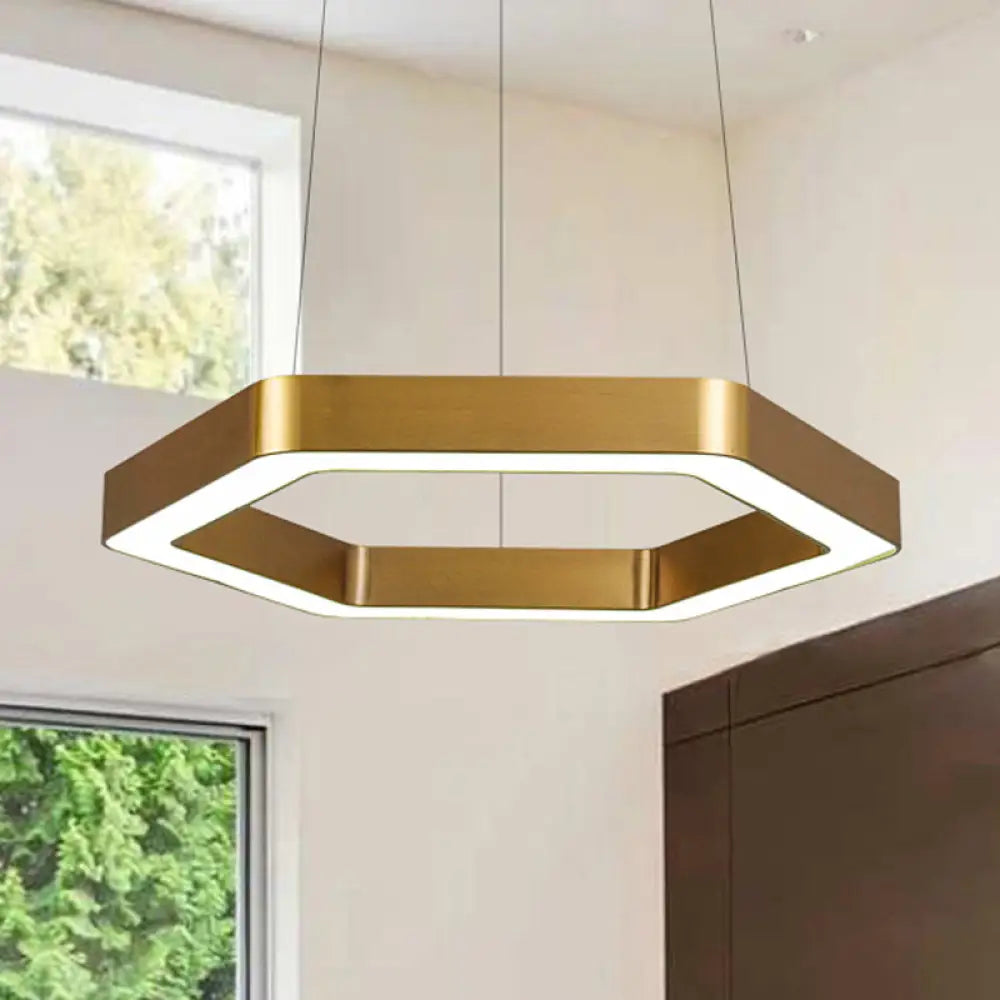 Jordyn Modern Gold Pendant Light | Dining Room Lighting