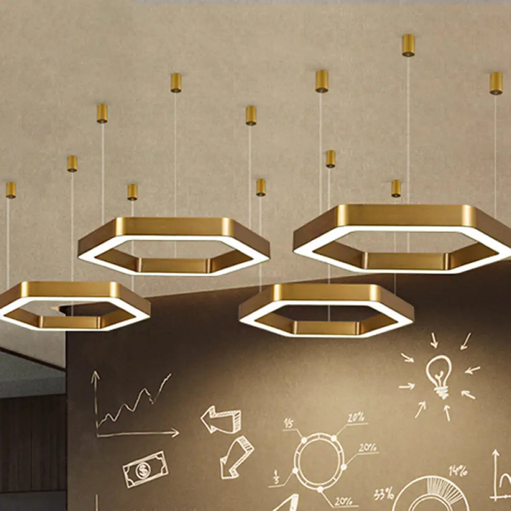 Jordyn Modern Gold Pendant Light | Dining Room Lighting
