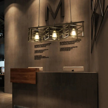 Juniper Industrial Chandelier | Dining Room Home Lighting