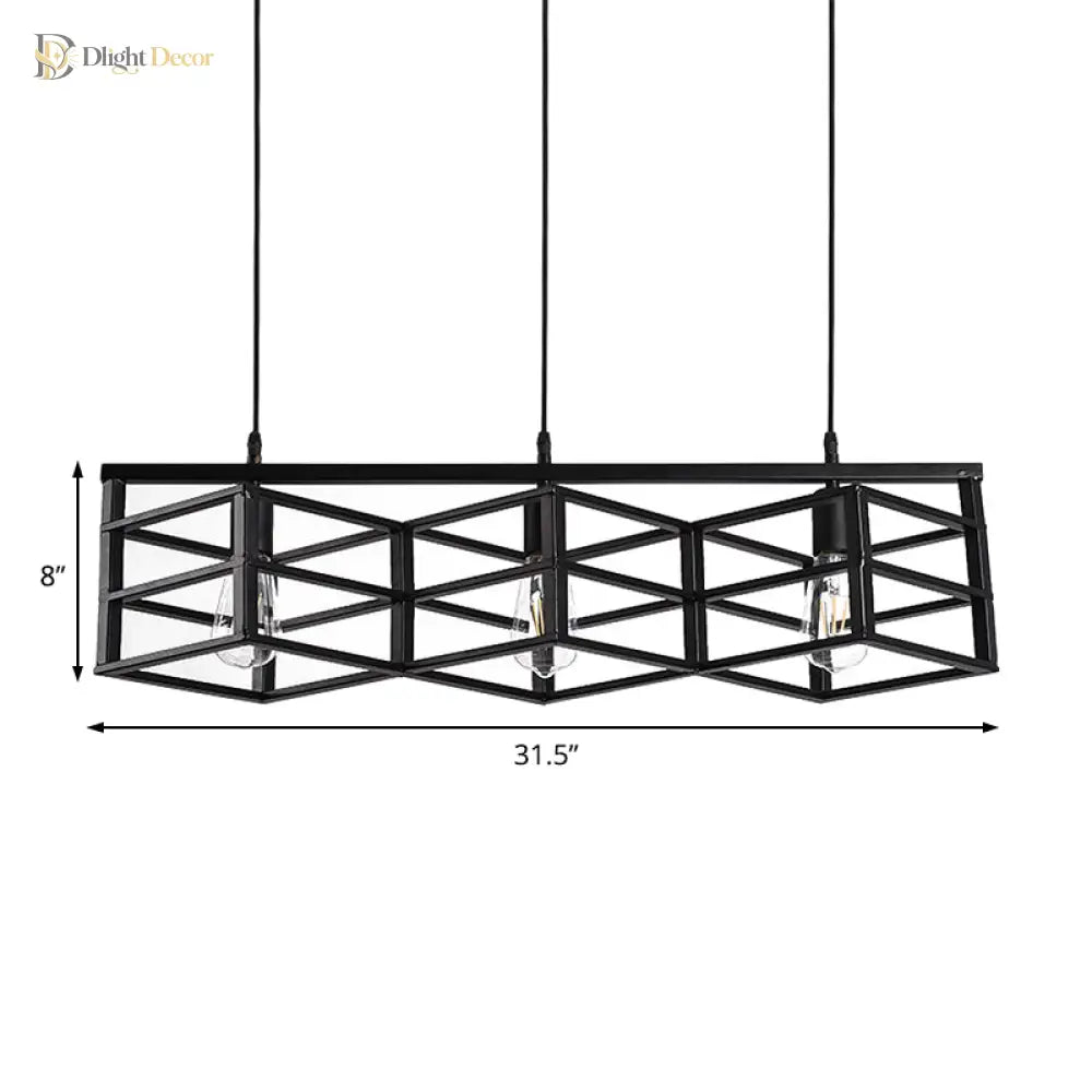 Juniper Industrial Chandelier | Dining Room Home Lighting
