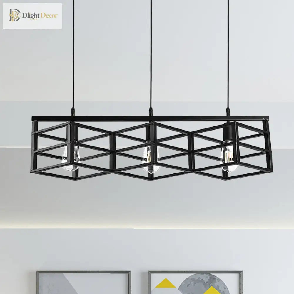 Juniper Industrial Chandelier | Dining Room Home Lighting