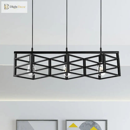 Juniper Industrial Chandelier | Dining Room Home Lighting