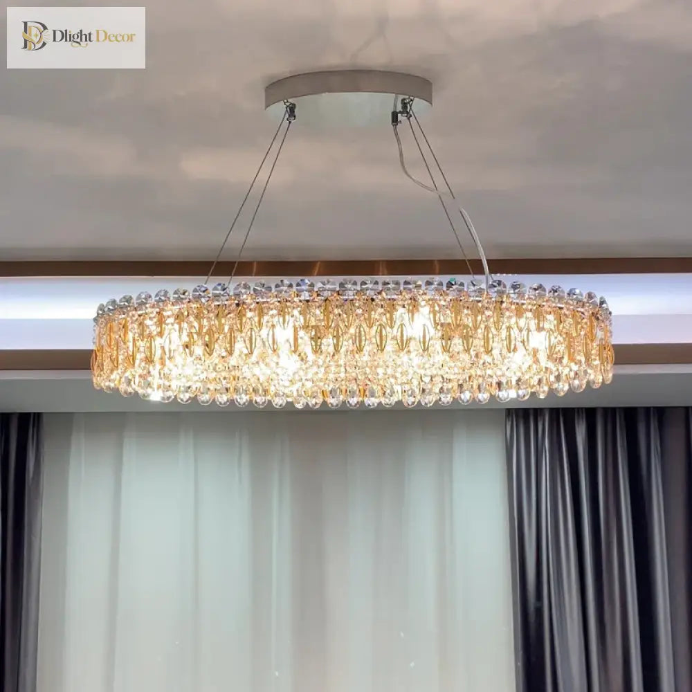 K9 Crystal Chrome Chandelier | Dining Room Home Lighting