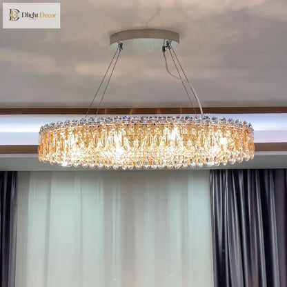 K9 Crystal Chrome Chandelier | Dining Room Home Lighting