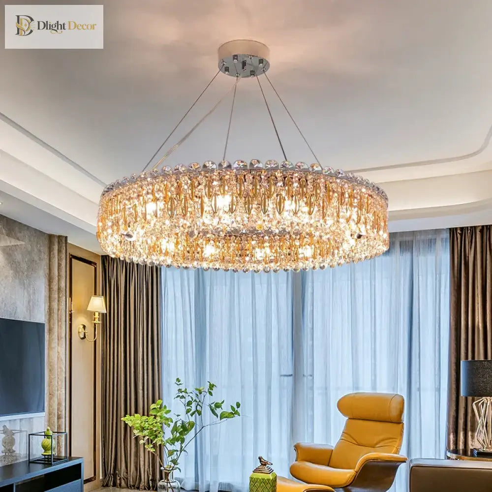 K9 Crystal Chrome Chandelier | Dining Room Home Lighting