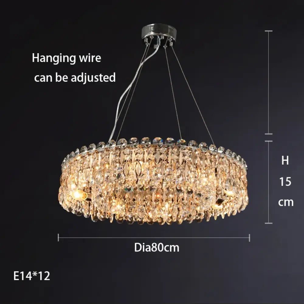 K9 Crystal Chrome Chandelier | Dining Room Home Lighting