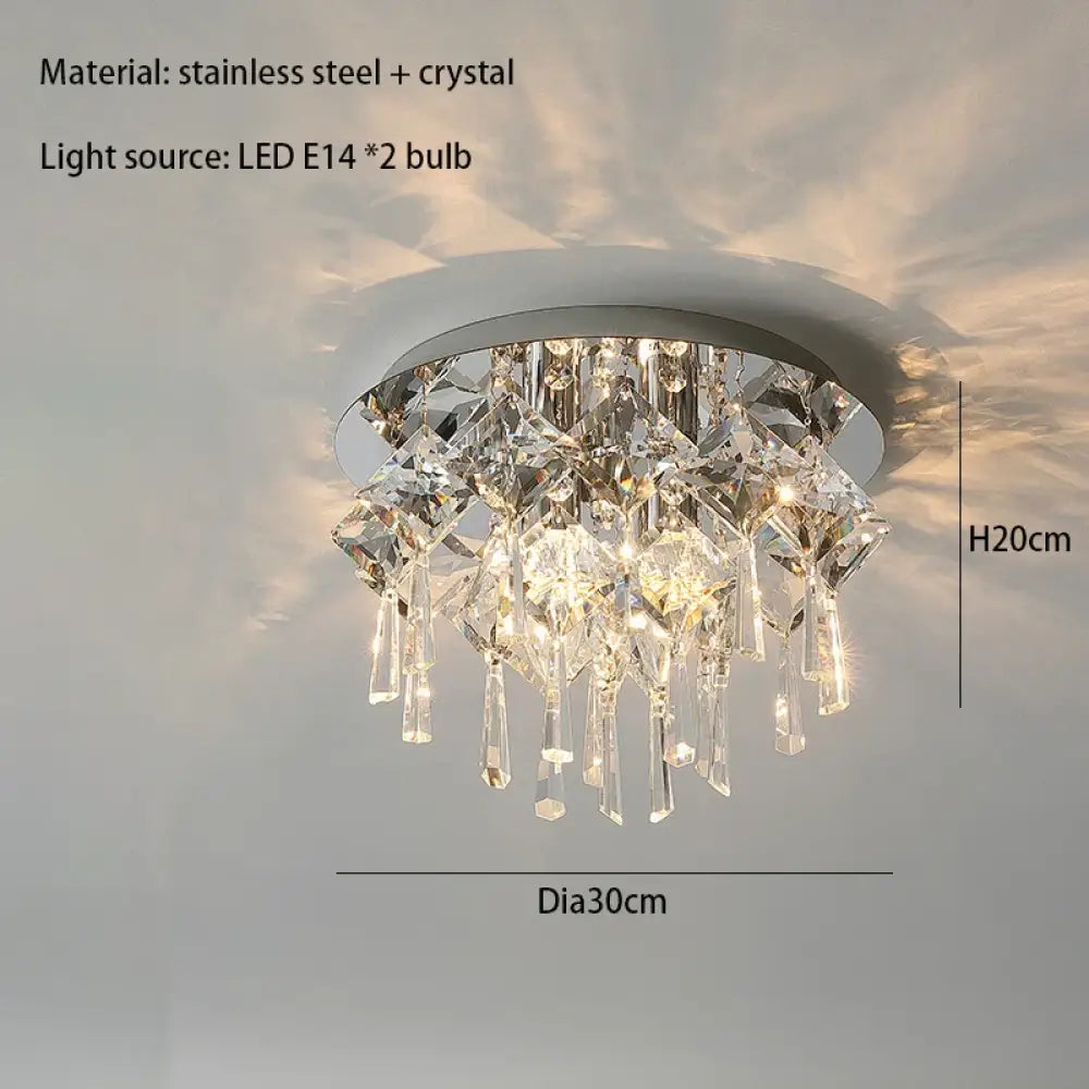 K9 LED Art Deco Modern Ceiling Light | Bedroom Lighting
