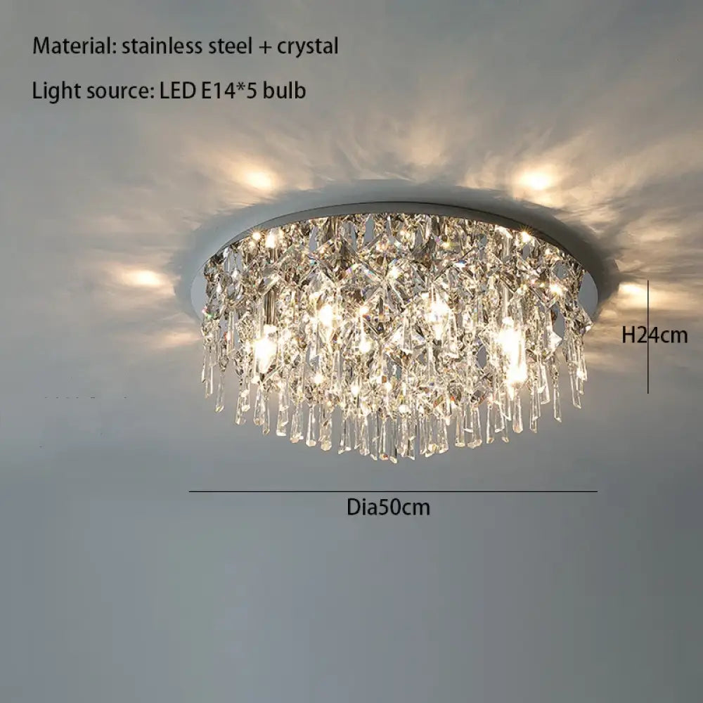 K9 LED Art Deco Modern Ceiling Light | Bedroom Lighting