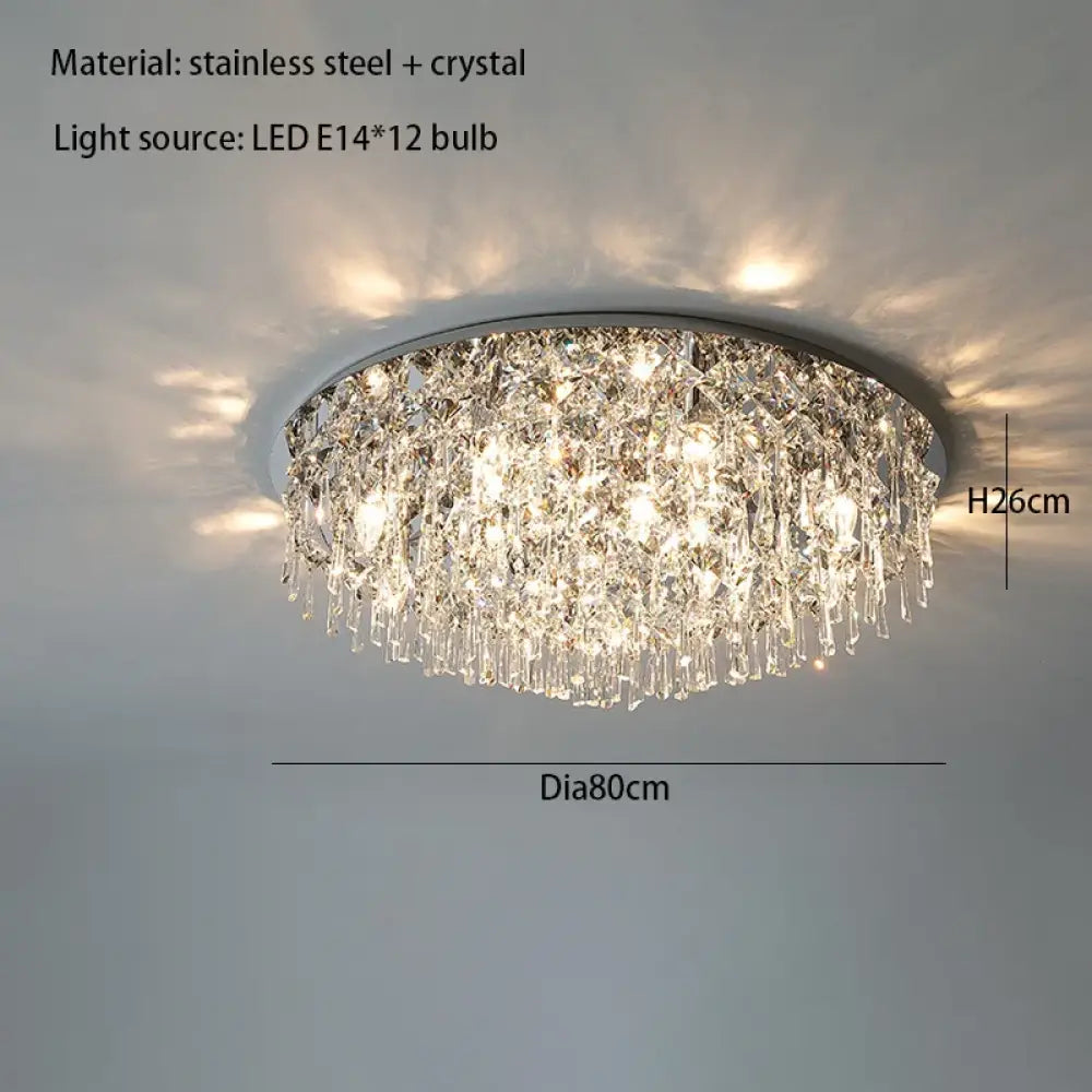 K9 LED Art Deco Modern Ceiling Light | Bedroom Lighting