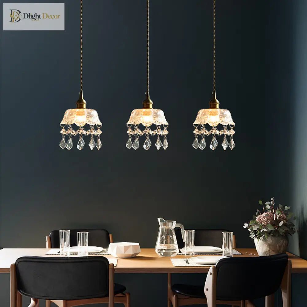 Katherine Crystal Pendant Light | Dining Room Lighting