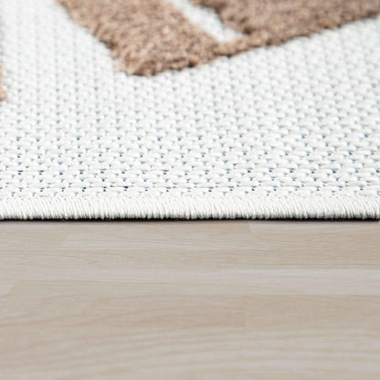 Kids Rug Tweet Happy Lion Play-Mat in Beige