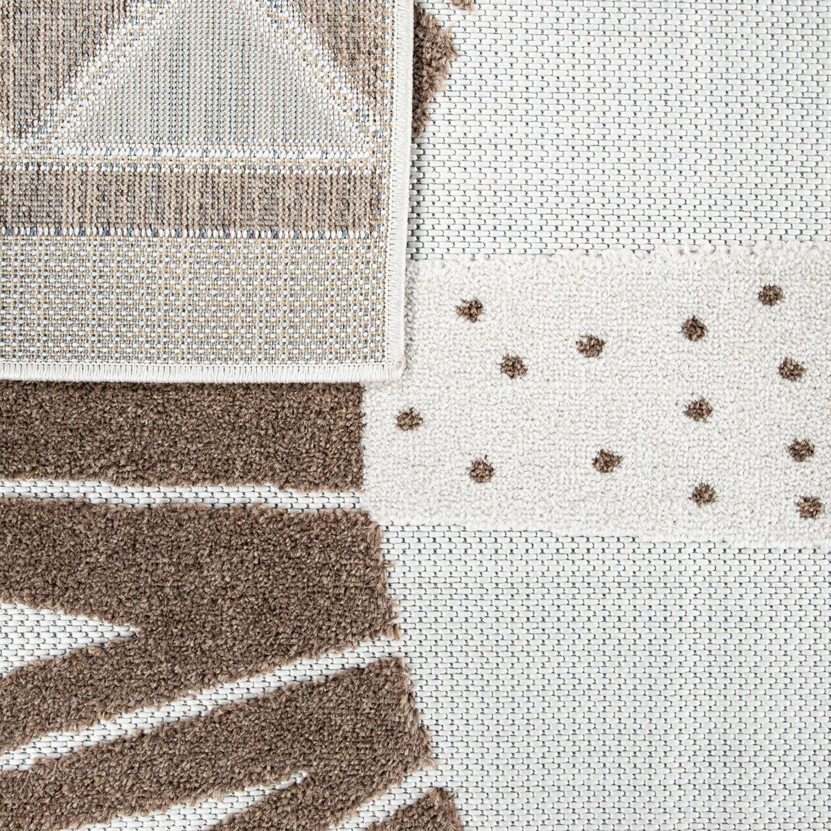 Kids Rug Tweet Happy Lion Play-Mat in Beige