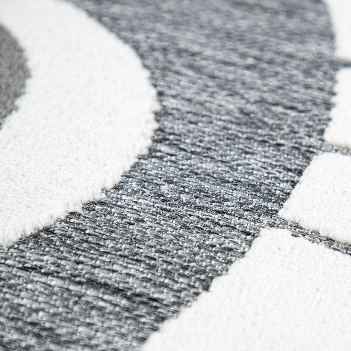 Kids Rug Tweet with Lion Face Round Play Mat in Grey