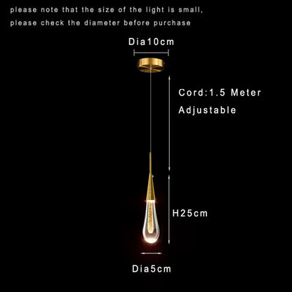 Lamp LED Modern Chandelier | Kitchen Island Home Lighting