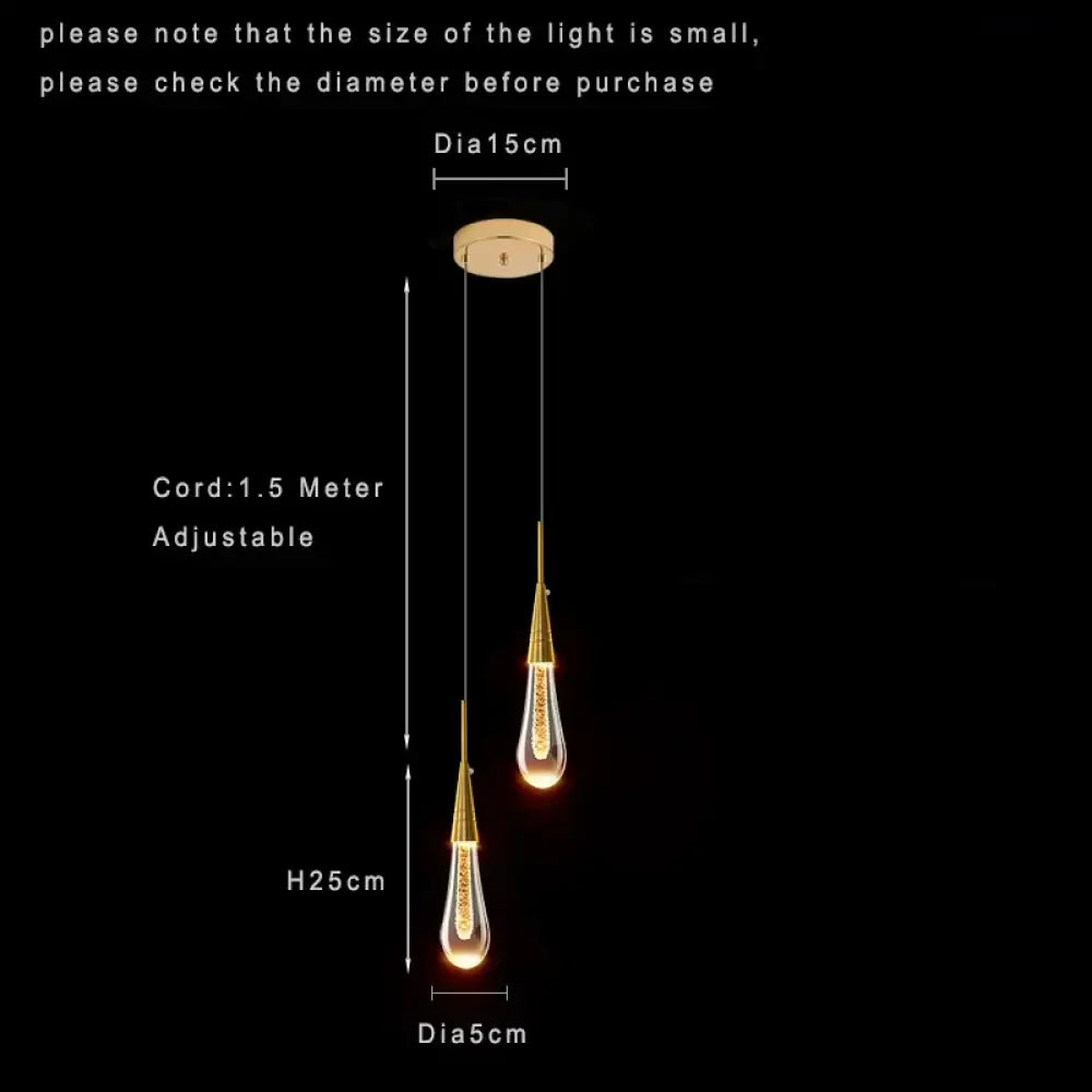 Lamp LED Modern Chandelier | Kitchen Island Home Lighting