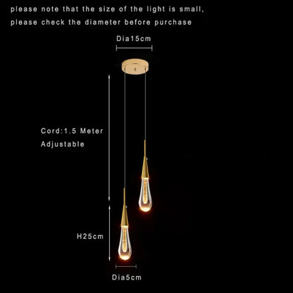 Lamp LED Modern Chandelier | Kitchen Island Home Lighting