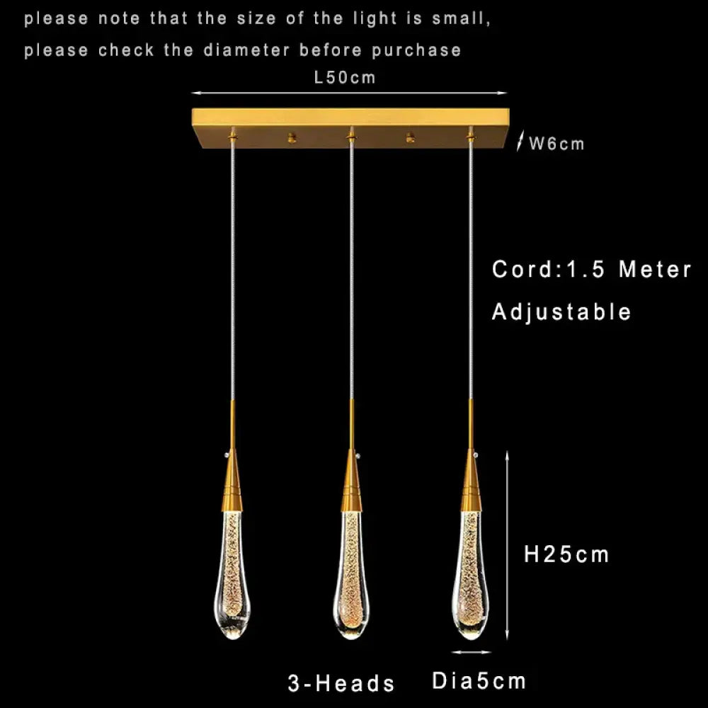 Lamp LED Modern Chandelier | Kitchen Island Home Lighting